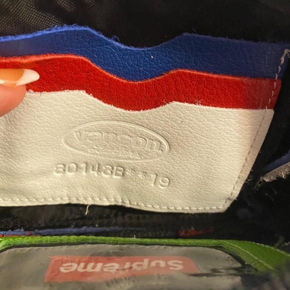 Supreme Vanson Multicolored Leather Wrist Bag, NWOT, $195 - Picture 13 of 16